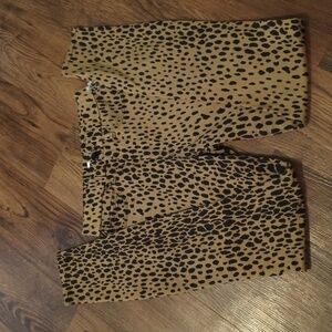 Good American Good Waist Cheetah Print Skinny Jean DDD